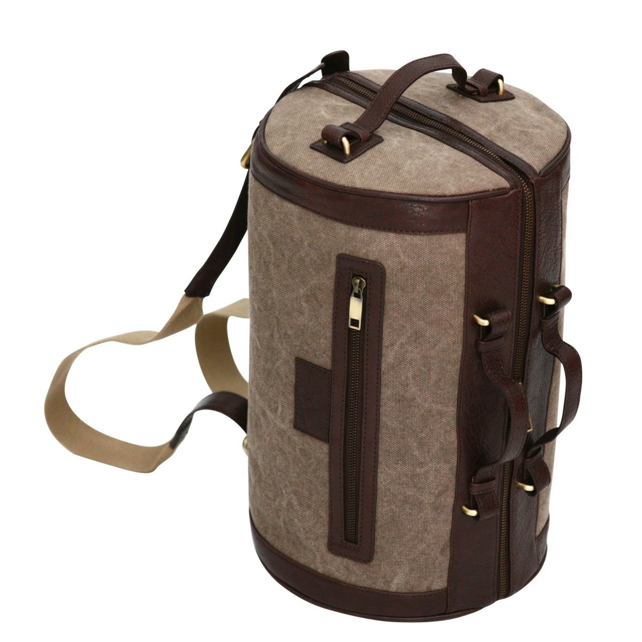 Felda Canvas Barrel Backpack/Travel Bag 11 Felda Canvas Barrel Backpack/Travel Bag - Image 11