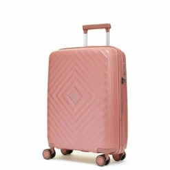 Rock Infinity 4 Wheel Cabin Suitcase - 54cm -Zime Luggage Sales pink s01 copy 10257.1686819982