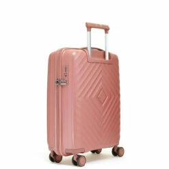 Rock Infinity 4 Wheel Cabin Suitcase - 54cm -Zime Luggage Sales pink s09 copy 34186.1686819982