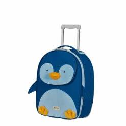 Samsonite Happy Sammies Eco Penguin Peter Suitcase -Zime Luggage Sales prod col 142471 9675 front34 1 04108.1682610902