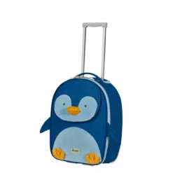 Samsonite Happy Sammies Eco Penguin Peter Suitcase -Zime Luggage Sales prod col 142471 9675 wheel handle full 1 79615.1682610902