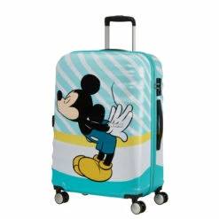 American Tourister Wavebreaker Disney 4 Wheel Medium Suitcase - 67cm -Zime Luggage Sales prod col 85670 8624 front34 01415.1678989873