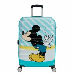 American Tourister Wavebreaker Disney 4 Wheel Medium Suitcase - 67cm -Zime Luggage Sales prod col 85670 8624 front 96913.1678989872