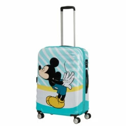 American Tourister Wavebreaker Disney 4 Wheel Medium Suitcase - 67cm -Zime Luggage Sales prod col 85670 8624 wheel handle full 10413.1678989872