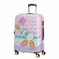 American Tourister Wavebreaker Disney 4 Wheel Medium Suitcase - 67cm -Zime Luggage Sales prod col 85670 8660 front34 47630.1678989872