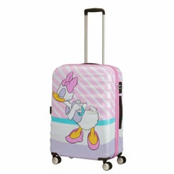 American Tourister Wavebreaker Disney 4 Wheel Medium Suitcase - 67cm -Zime Luggage Sales prod col 85670 8660 wheel handle full 24204.1678989872