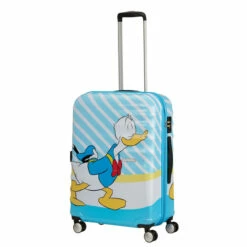 American Tourister Wavebreaker Disney 4 Wheel Medium Suitcase - 67cm -Zime Luggage Sales prod col 85670 8661 wheel handle full 37330.1678989873