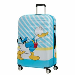 American Tourister Wavebreaker Disney 4 Wheel Large Suitcase - 77cm -Zime Luggage Sales prod col 85673 8661 front34 58005.1678990451