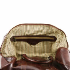 Tuscany Leather Duffle Bag With Rear Pocket Small - 42cm -Zime Luggage Sales tl141250 1 7 1 14277.1659358747