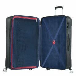 American Tourister Tracklite 4 Wheel Expandable Suitcase - 78cm -Zime Luggage Sales tracklite interior 2 76747.1669370186