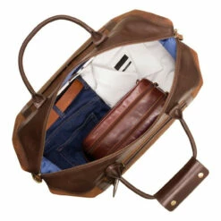 Visconti Voyager Leather Holdall Cabin Size - 55cm -Zime Luggage Sales voyager 2 04091.1682677626